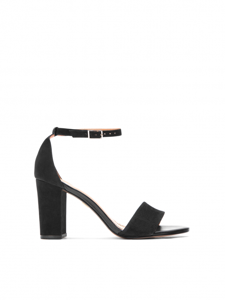 Ladies' black sandals