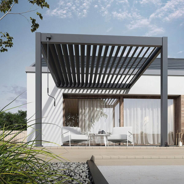 Pergola Ogrodowa Gutroof Przyścienna Na Taras Elegance Wall 3x3