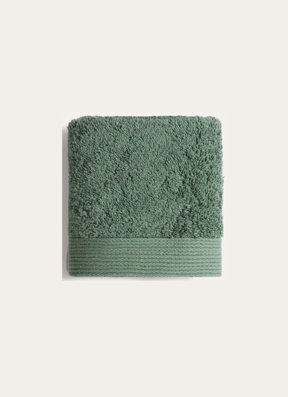 SERVIETTE INVITÉ UNIE EN COTON 500GR OLIVE