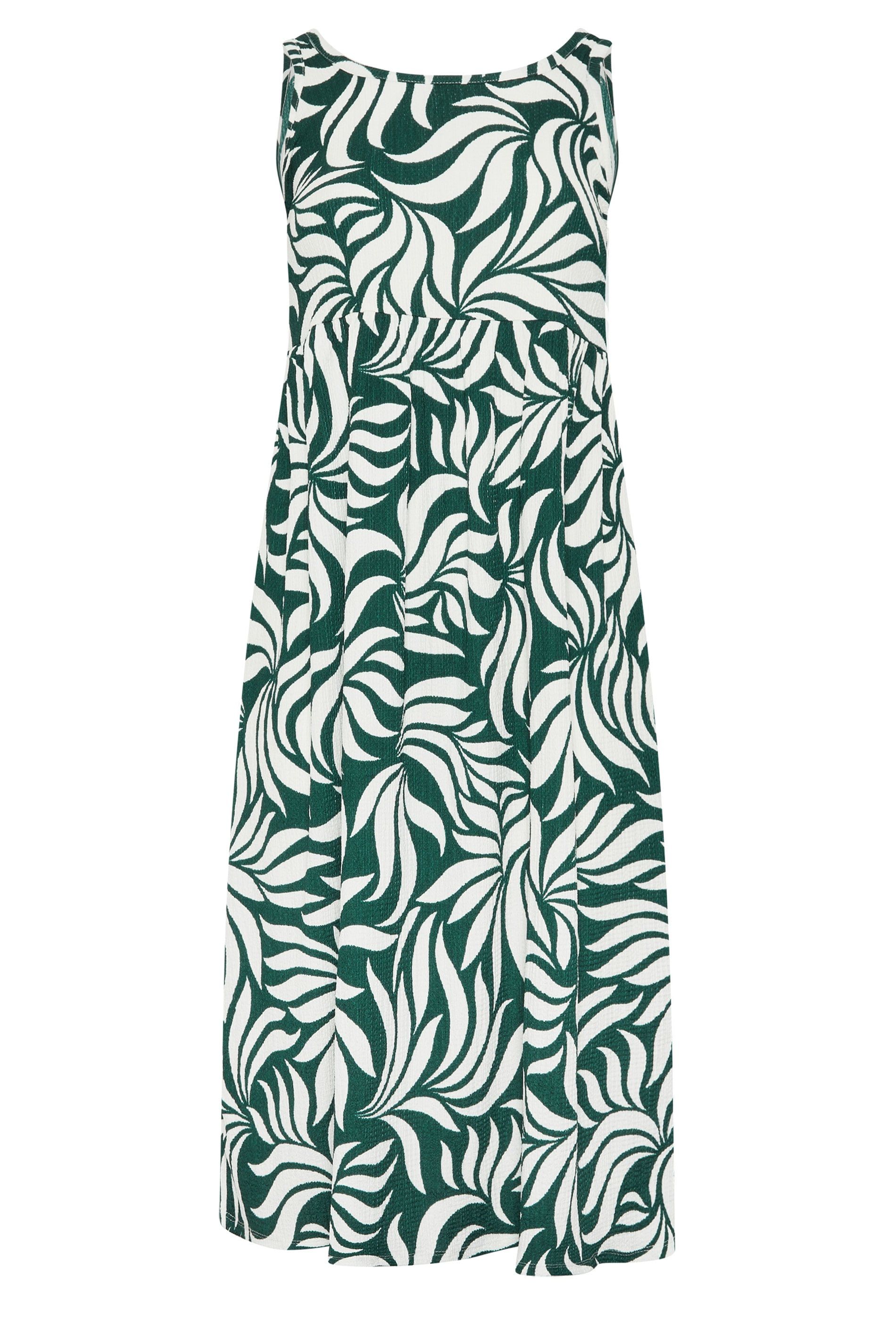 Yours Abstract Leaf Smock Dress