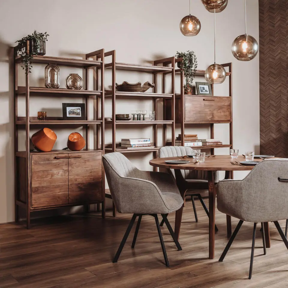 Tower Living - Falcone wandkast hoge deur - 90 cm - bruin