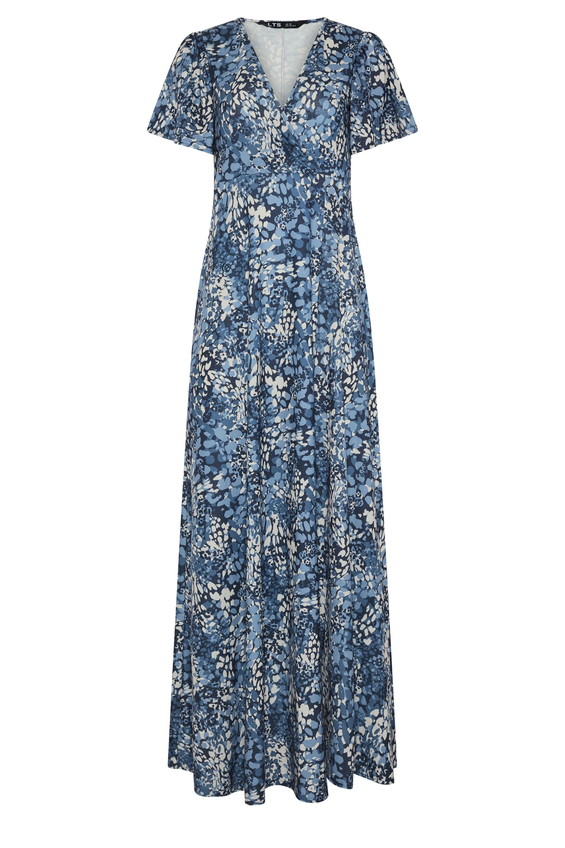 Long Tall Sally Tall Abstract Wrap Maxi Dress