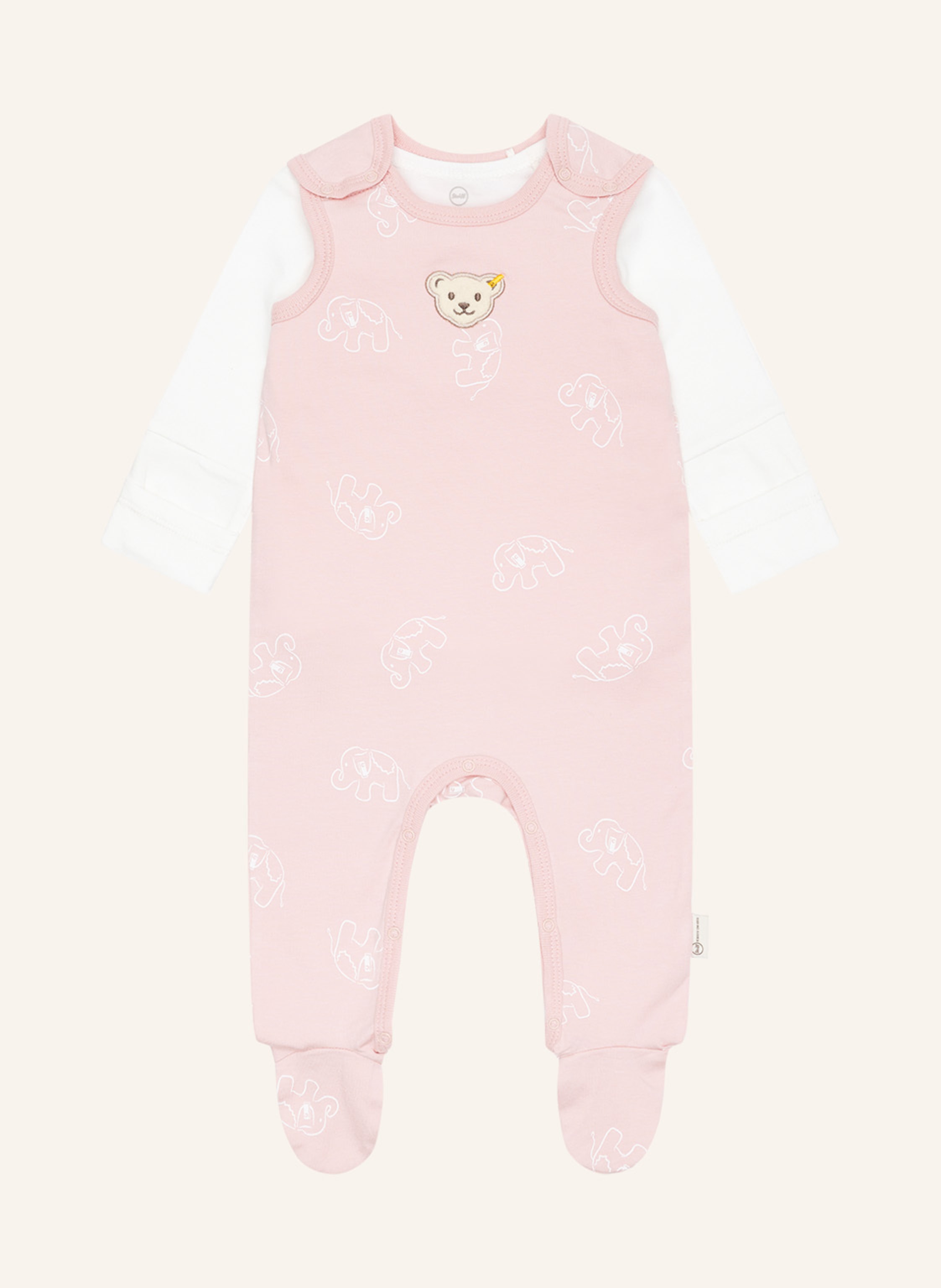 Steiff Set WELLNESS: Strampler und Longsleeve