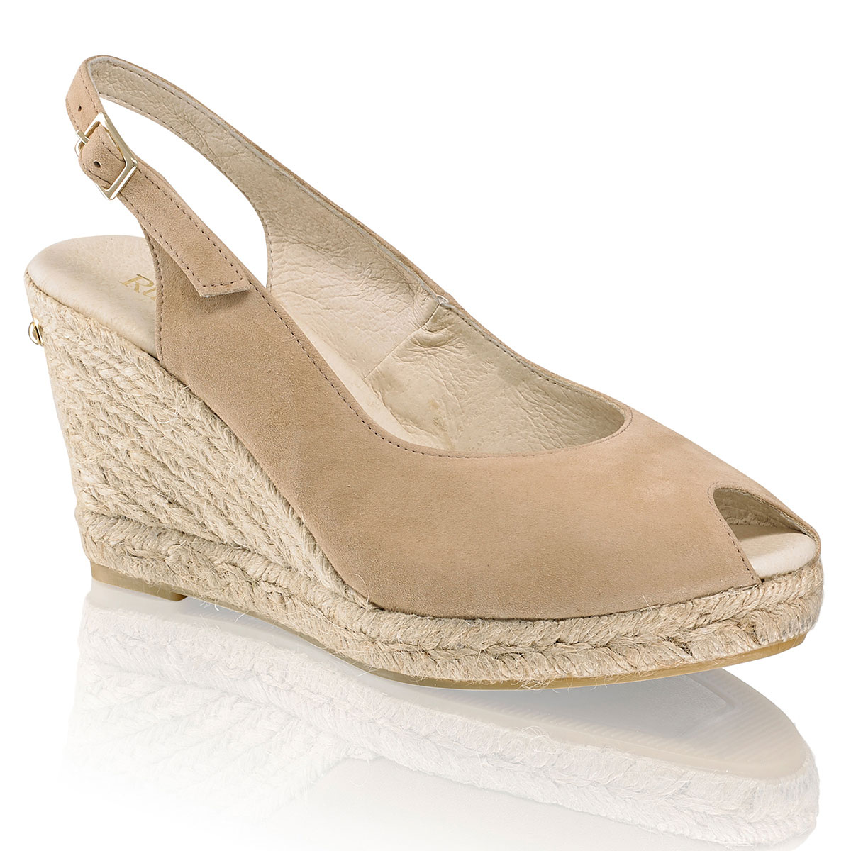 Russell & Bromley CANDYFLOSS Peep Toe Espadrille