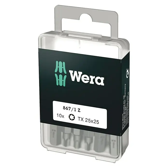BITSBOKS WERA 867/1 Z TORX 25 10 STK