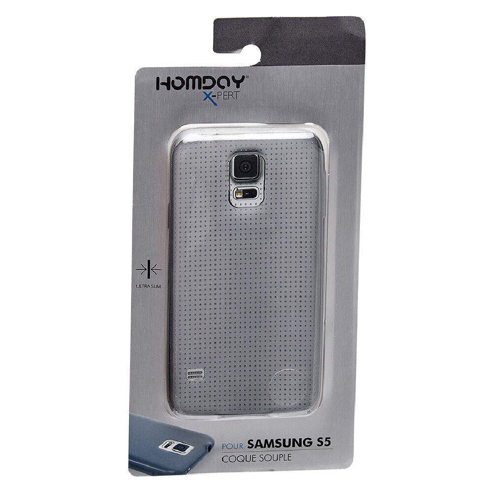 Coque SAMSUNG 5S souple HOMDAY X-Pert gris