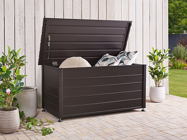Coffre de rangement CAMPALTO 123 cm 60 cm Marron foncé