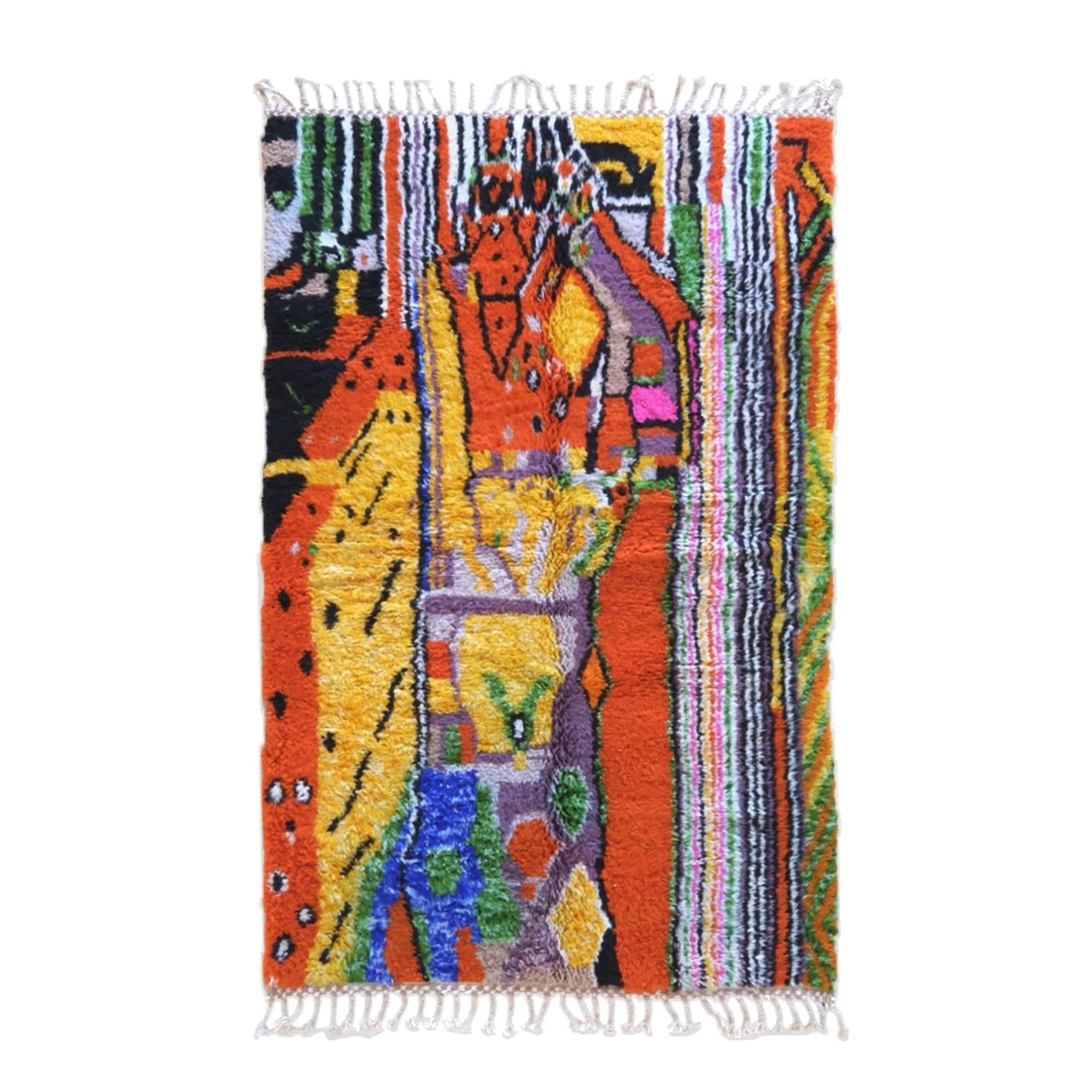 AFK Living vloerkleed Berber - handgemaakt - Wol - 160 x 230 cm