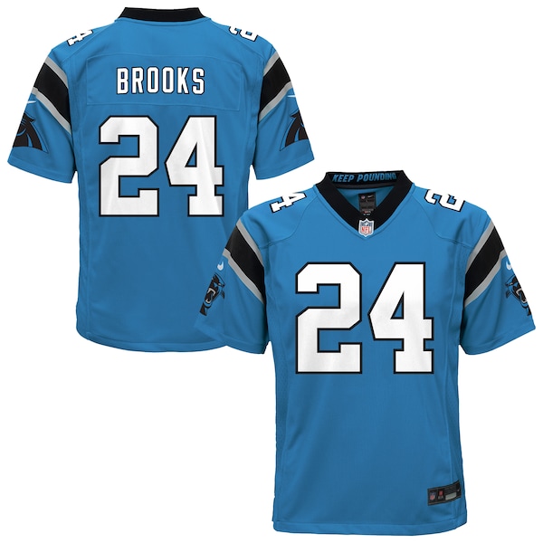 Jonathon Brooks Carolina Panthers Nike Youth Alternate Game Jersey - Blue/Black