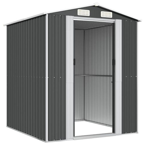 NNEVL Garden Shed Anthracite 192x191x223 cm Galvanised Steel