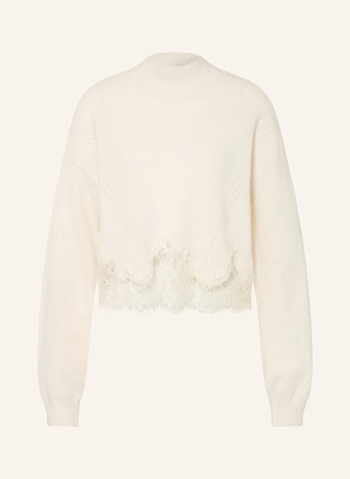GUESS Pullover HAYDEN mit Spitze