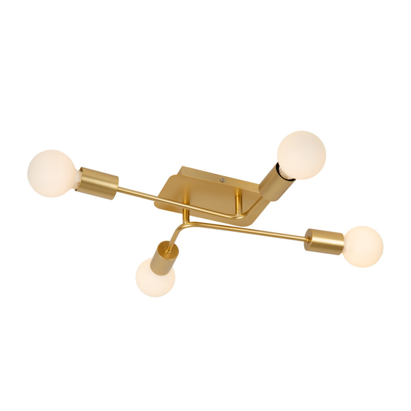 Plafonnier Lester or E27 4 x 40 W LUCIDE