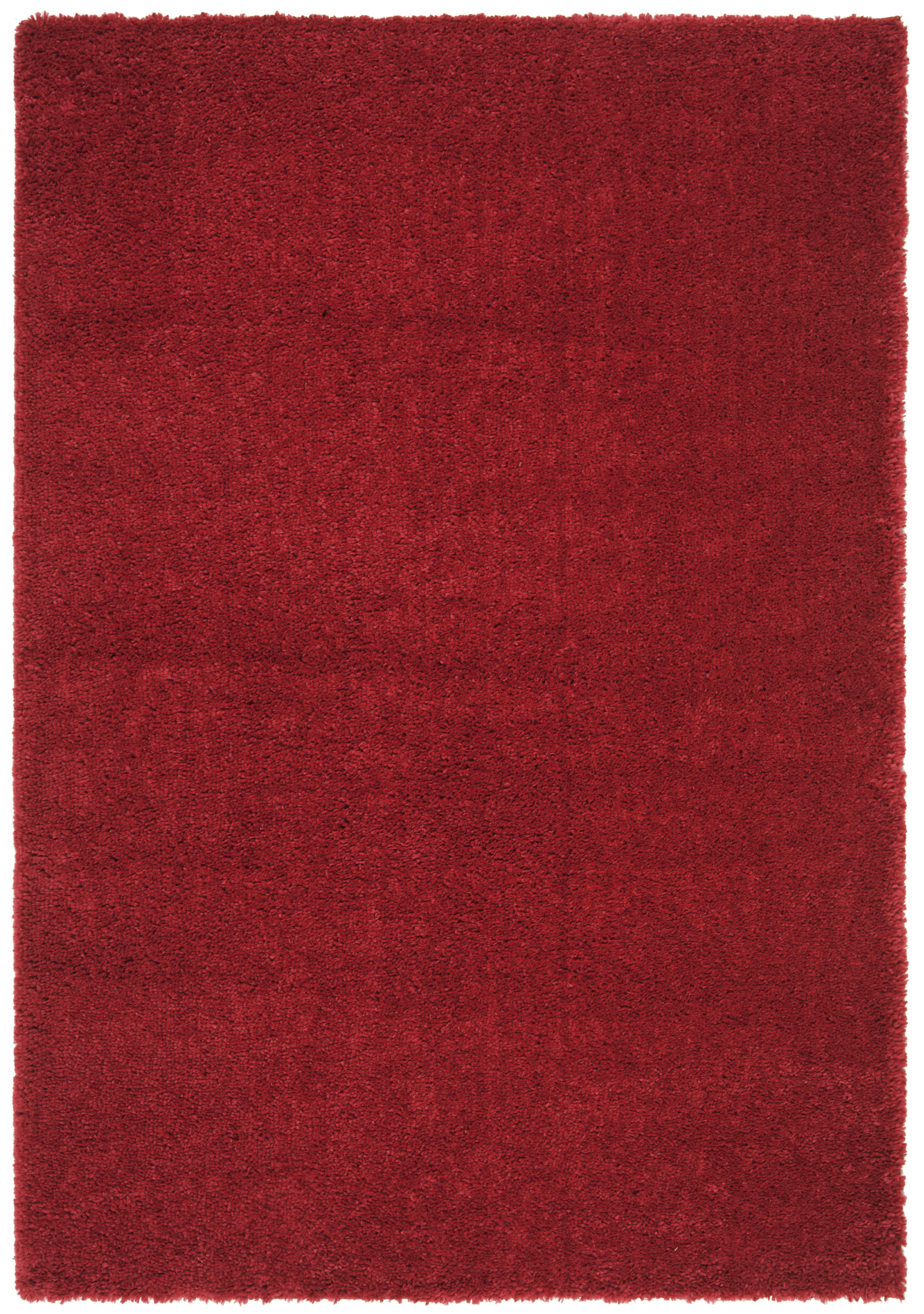 AUGUST SHAG - Tapis de salon interieur hirsute en rouge, 183 x 274 cm