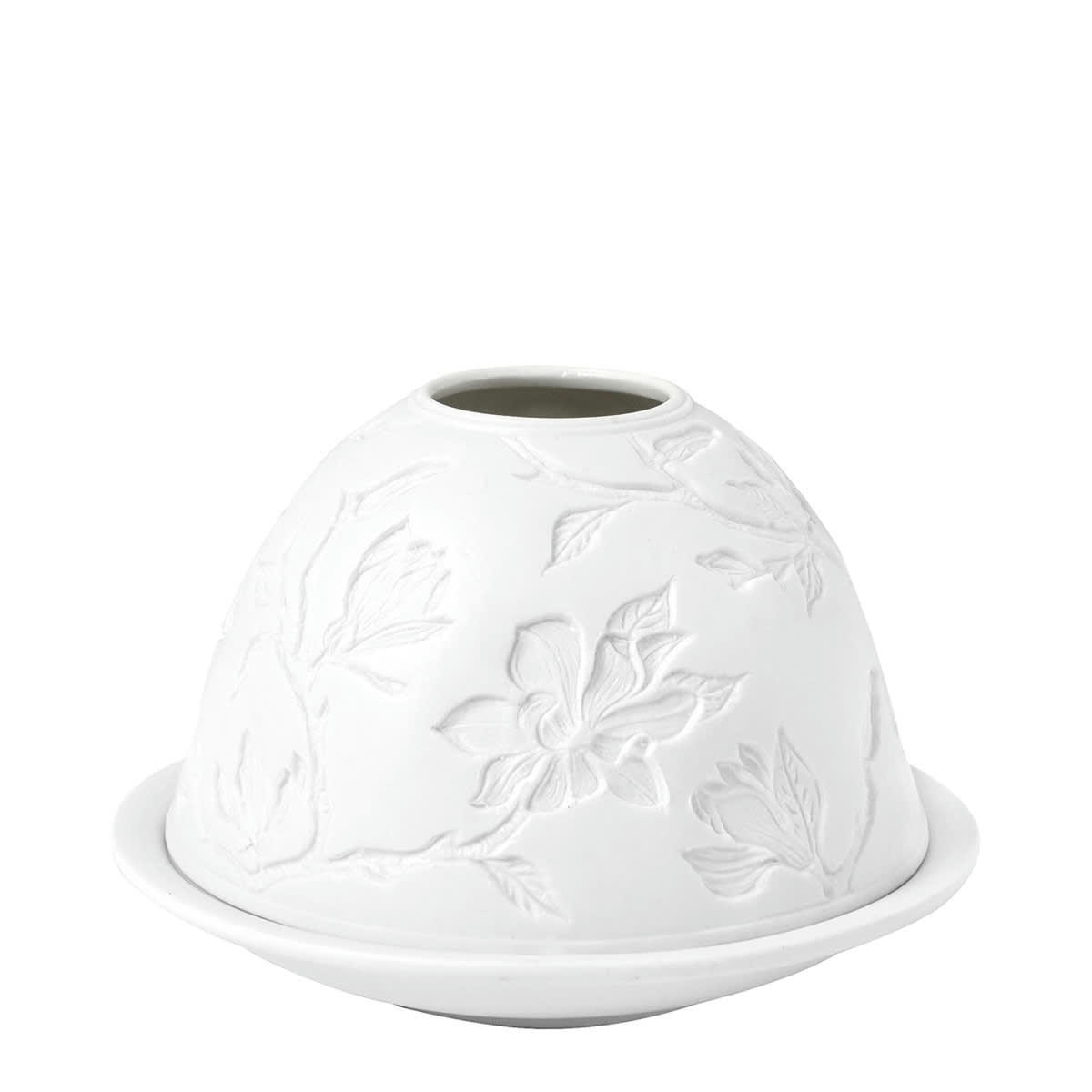 FLEURS MAJESTUEUSES - Photophore lithophanie Fleurs majestueuses