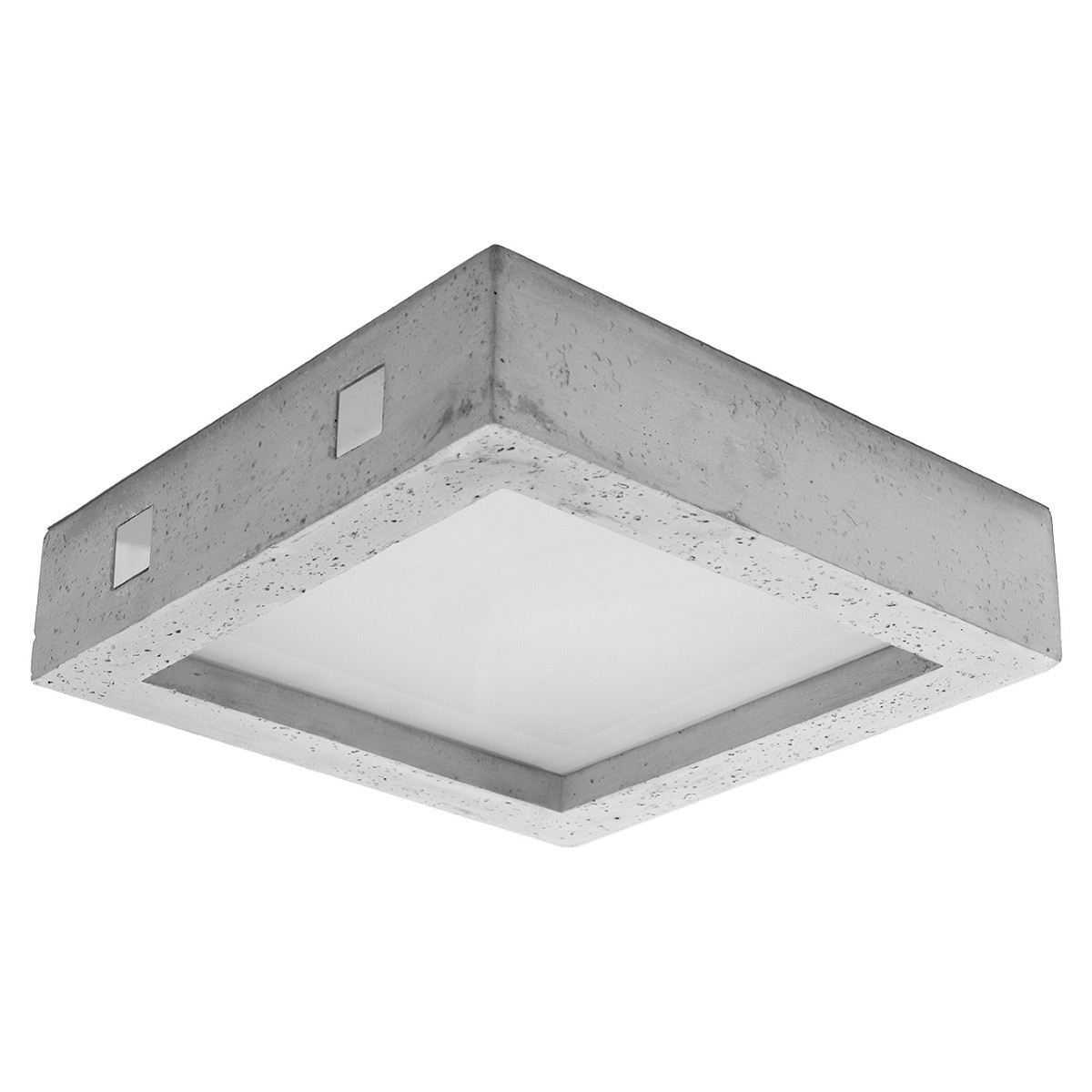 Plafon INDIRA szaro-biały LED 18W biały ciepły 1600lm IP20 Pure Lume