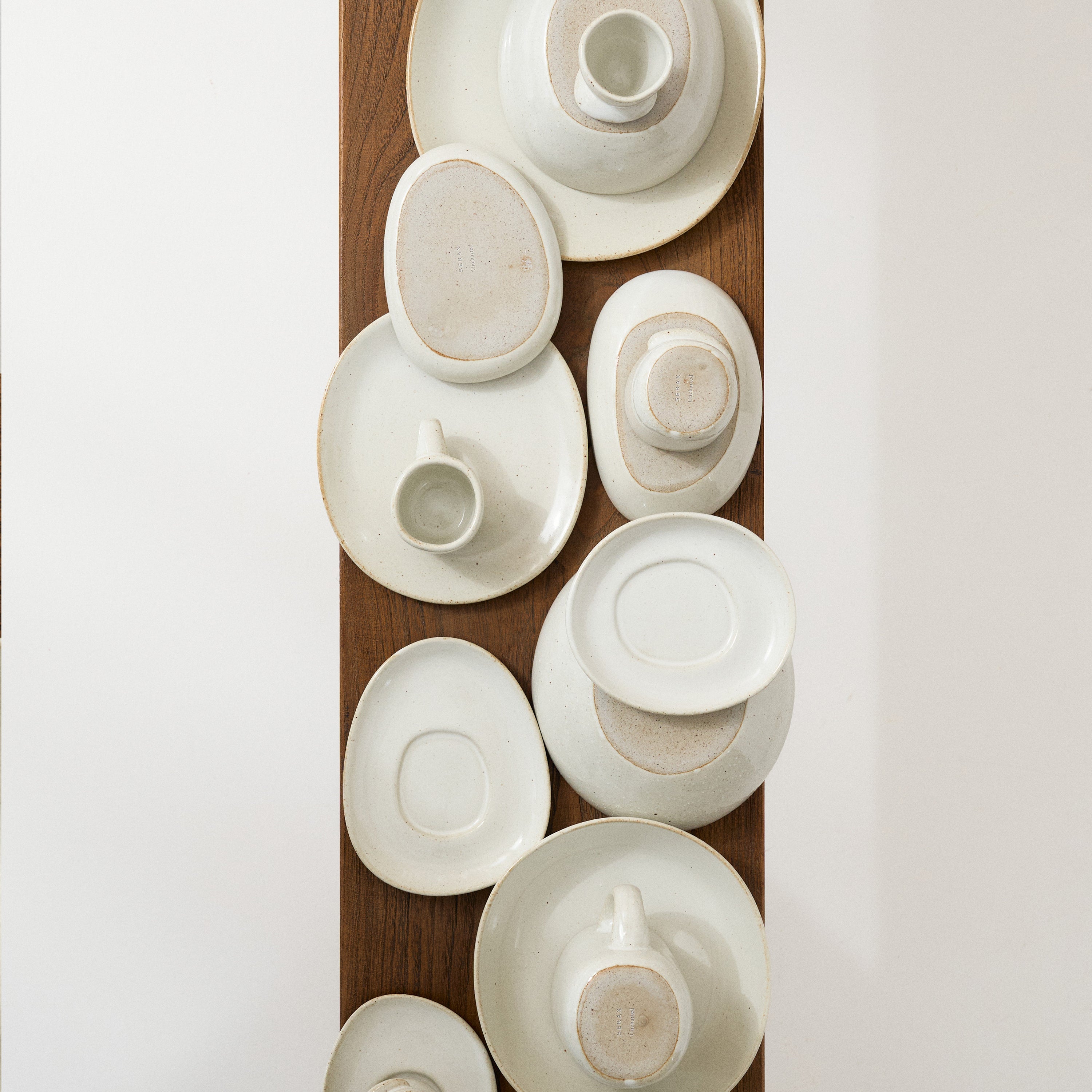 SERAX - Uncharted - Out of Lines Ontbijtbord - 2 st. - Off White