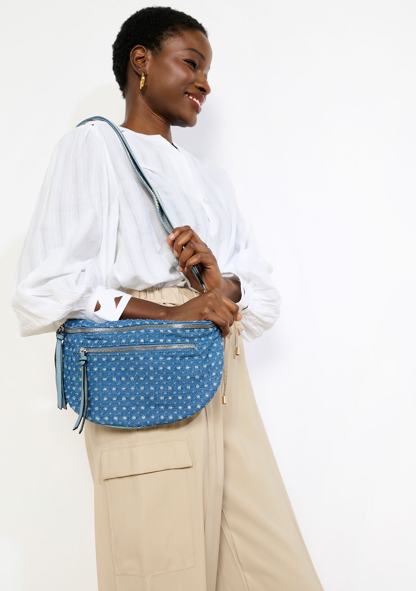 Heuptas met denimlook