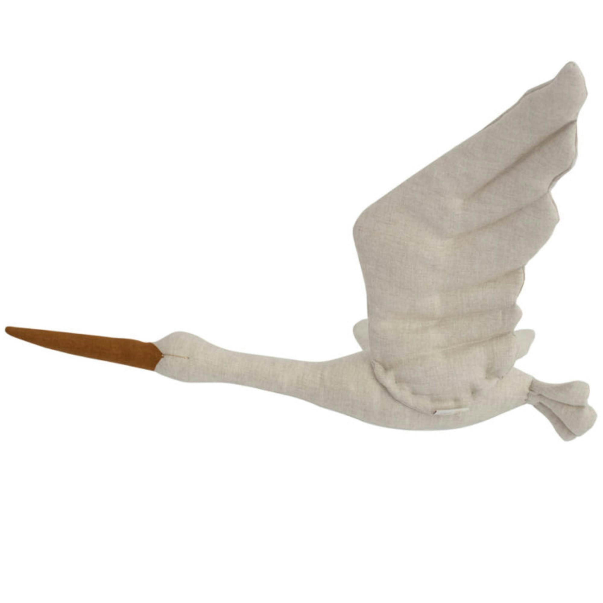 - Trophée mural Cigogne en lin