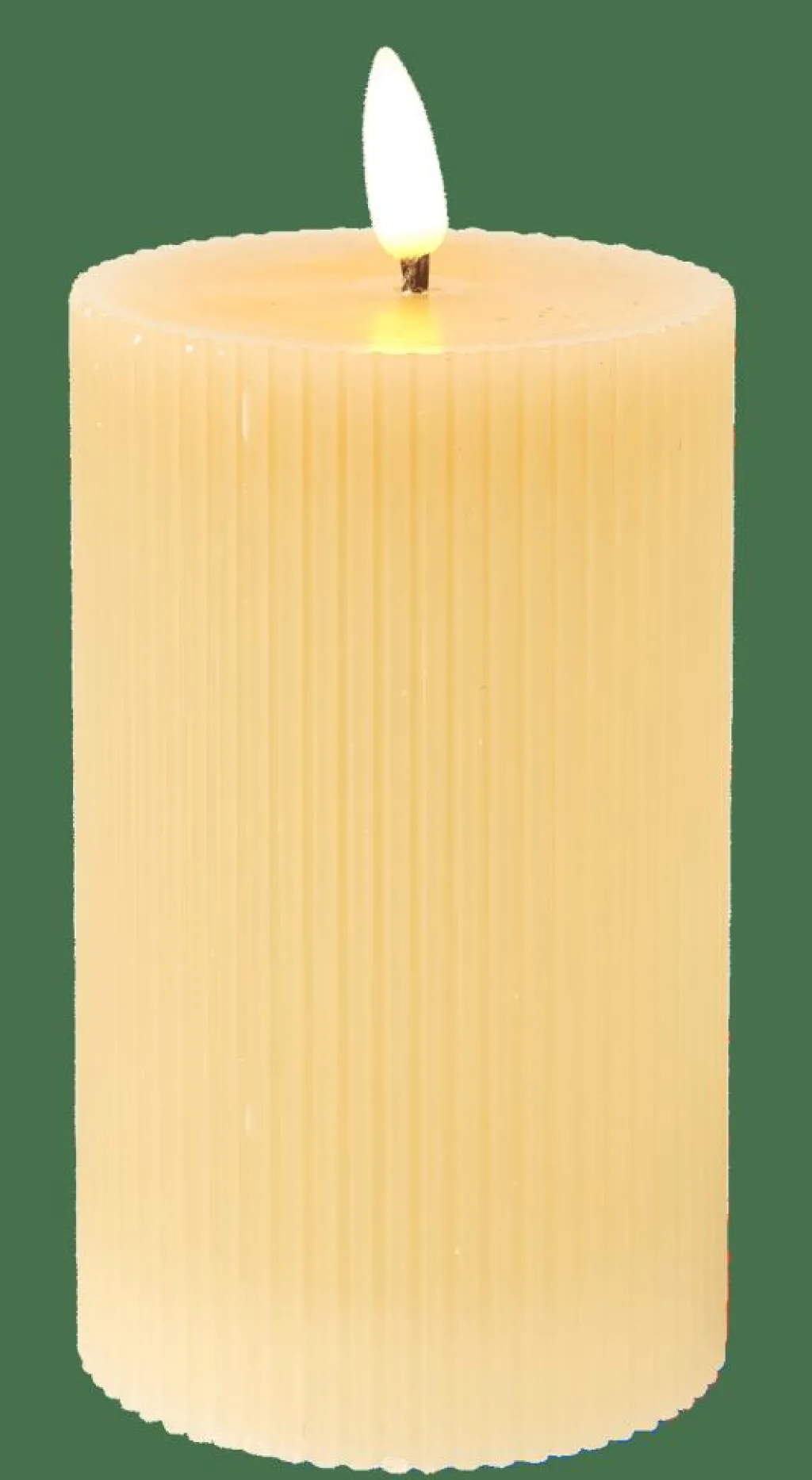 Bougies Led^CASA LED Bougie Avec LED Brun