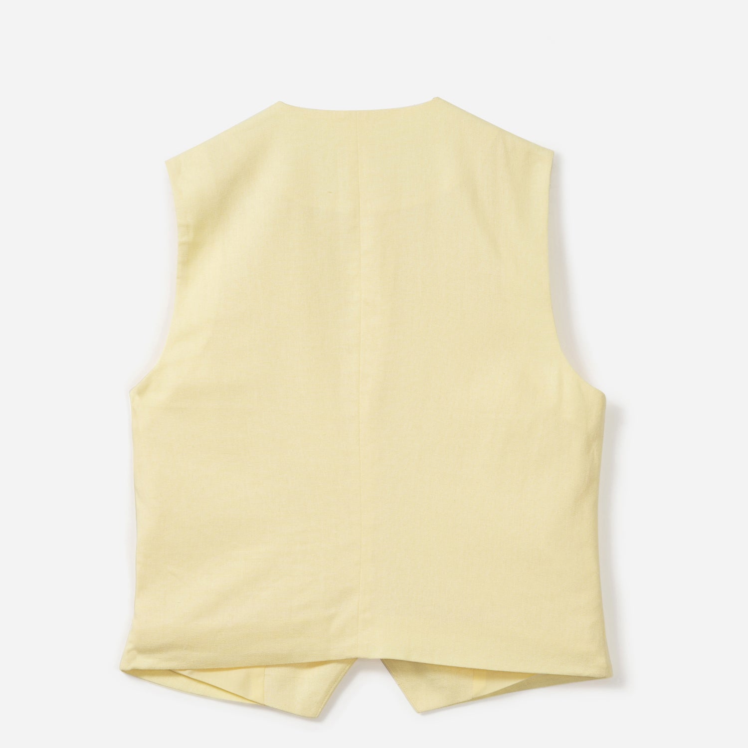 Gilet de costume TEXTO jaune