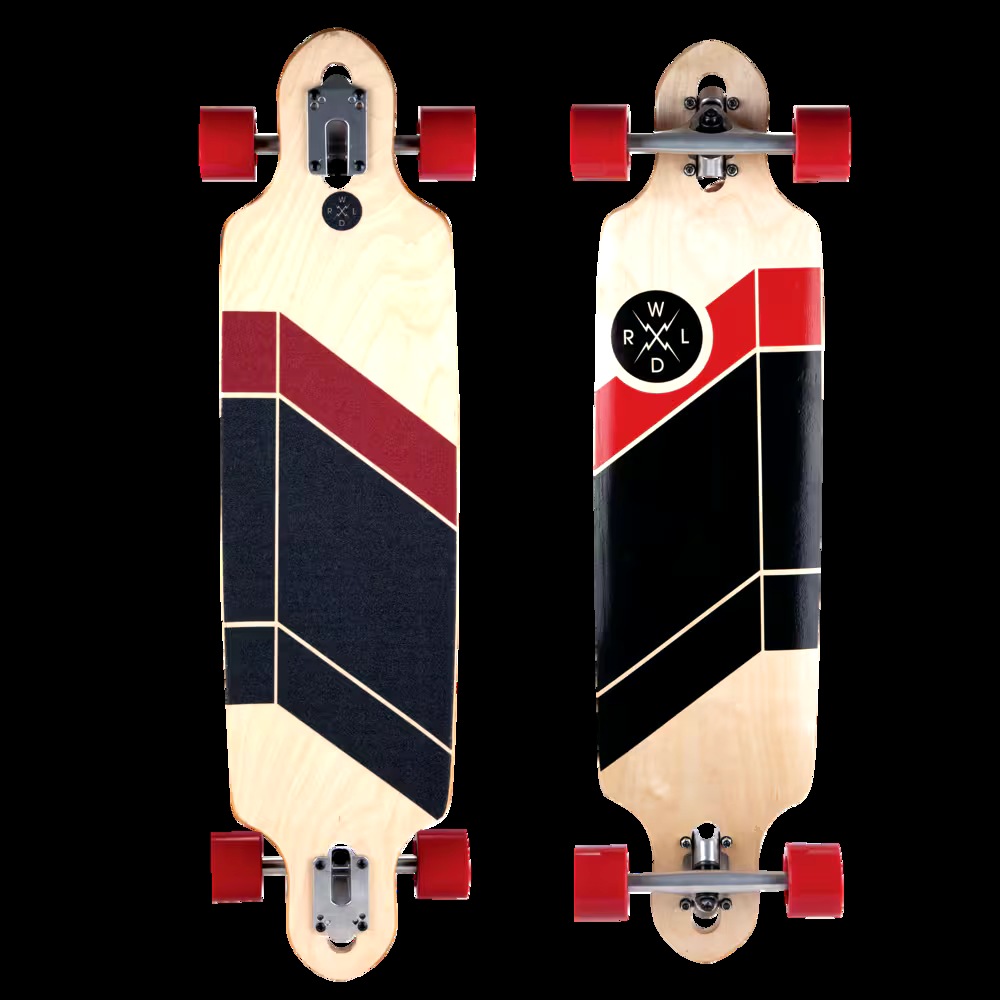 World Industries Drop Thru Longboard, 36-in x 9-in