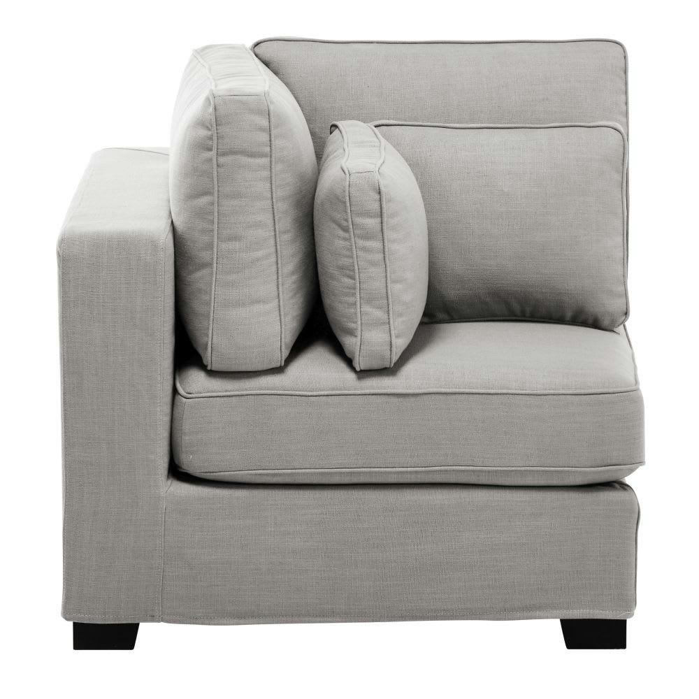Milano - Angle pour canapé modulable gris clair