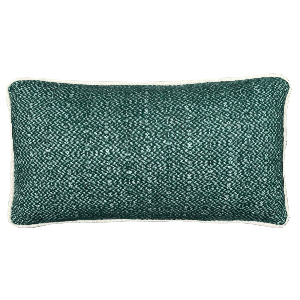 Malagoon Recycled Wool Sierkussen 35 x 60 cm - Dennengroen