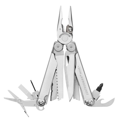 New Leatherman Wave Plus Stainless Multi-Tool & Nylon Sheath & Baseball Cap