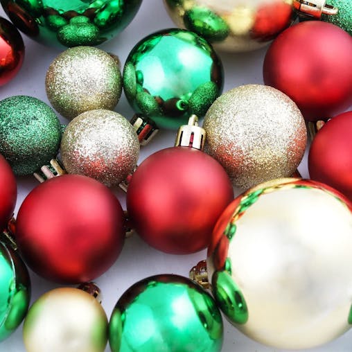 NNEVL Christmas Balls 100 pcs Red/Gold/Green
