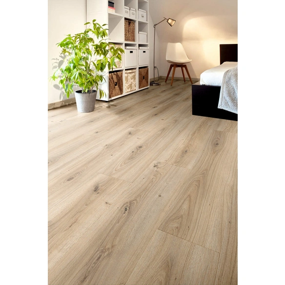 Laminat »Mayenne«, Eiche, LxBxS: 1288 x 244 x 8 mm