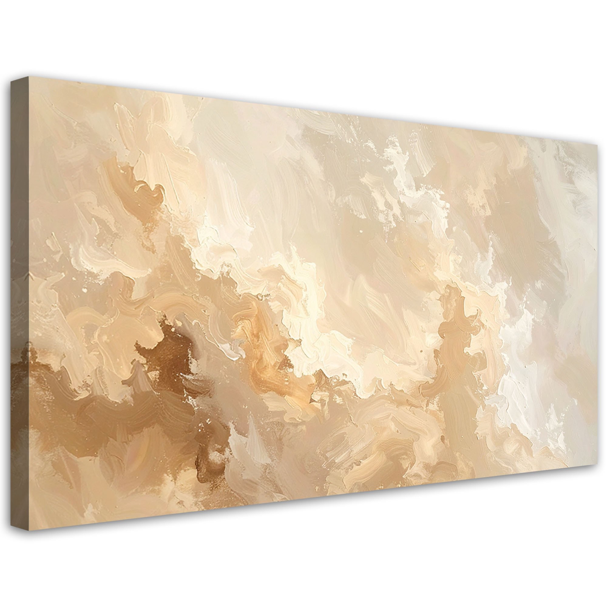 Obraz do salonu sypialni biura spa, Pastelowa Abstrakcja imitacja 80x40