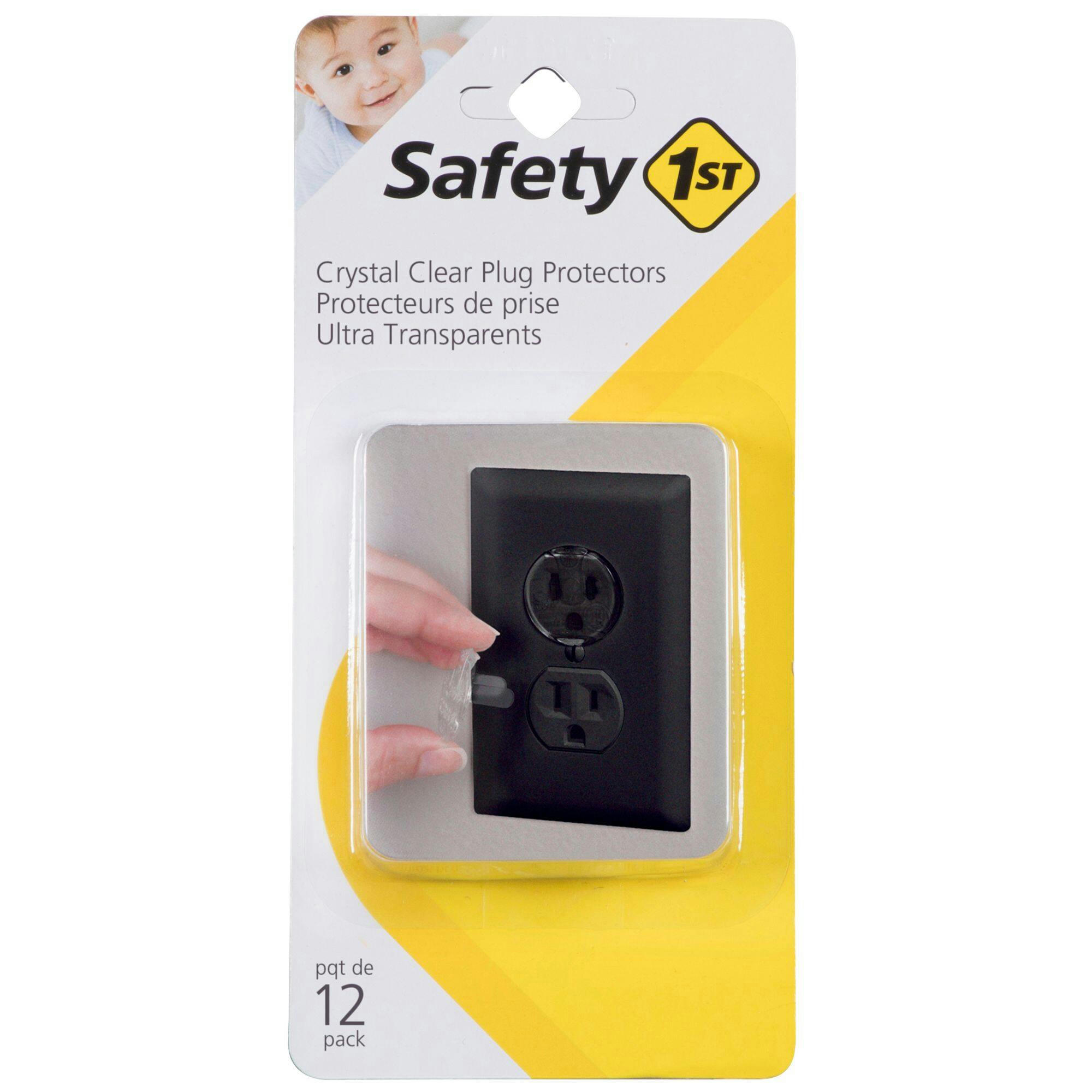 Safety 1st Clear Power Outlet Covers, 12-pk