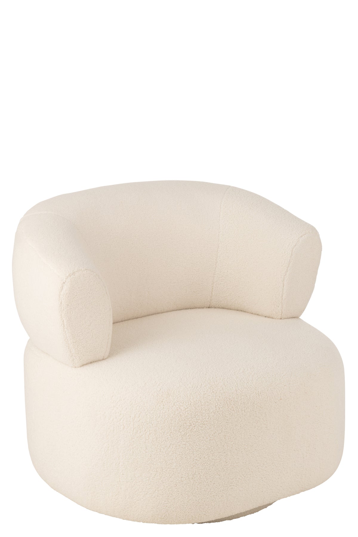J-Line loungestoel Universe - schuim/stof - wit