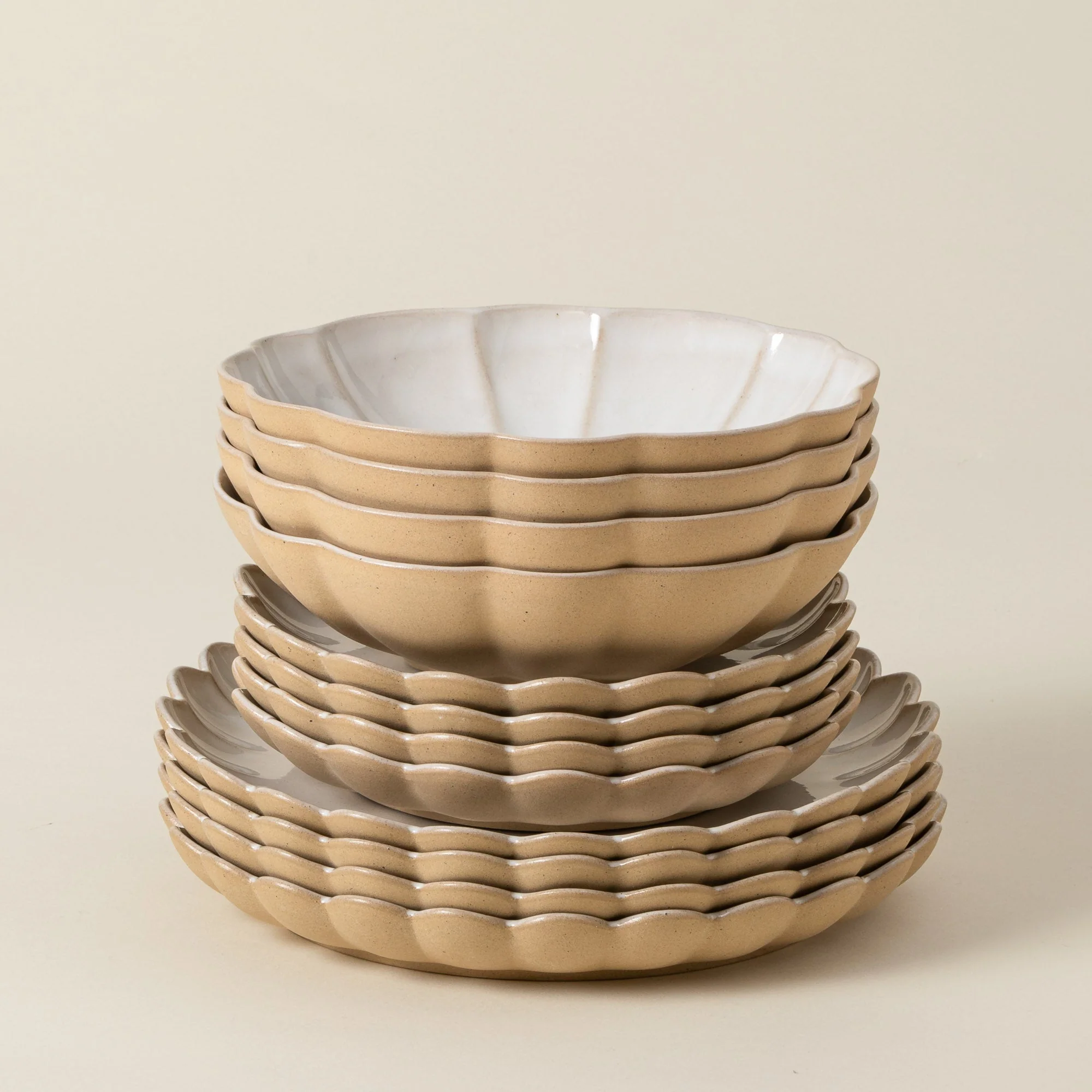 12-Piece Dinnerware Set with Soup/Pasta Plate Marrakesh