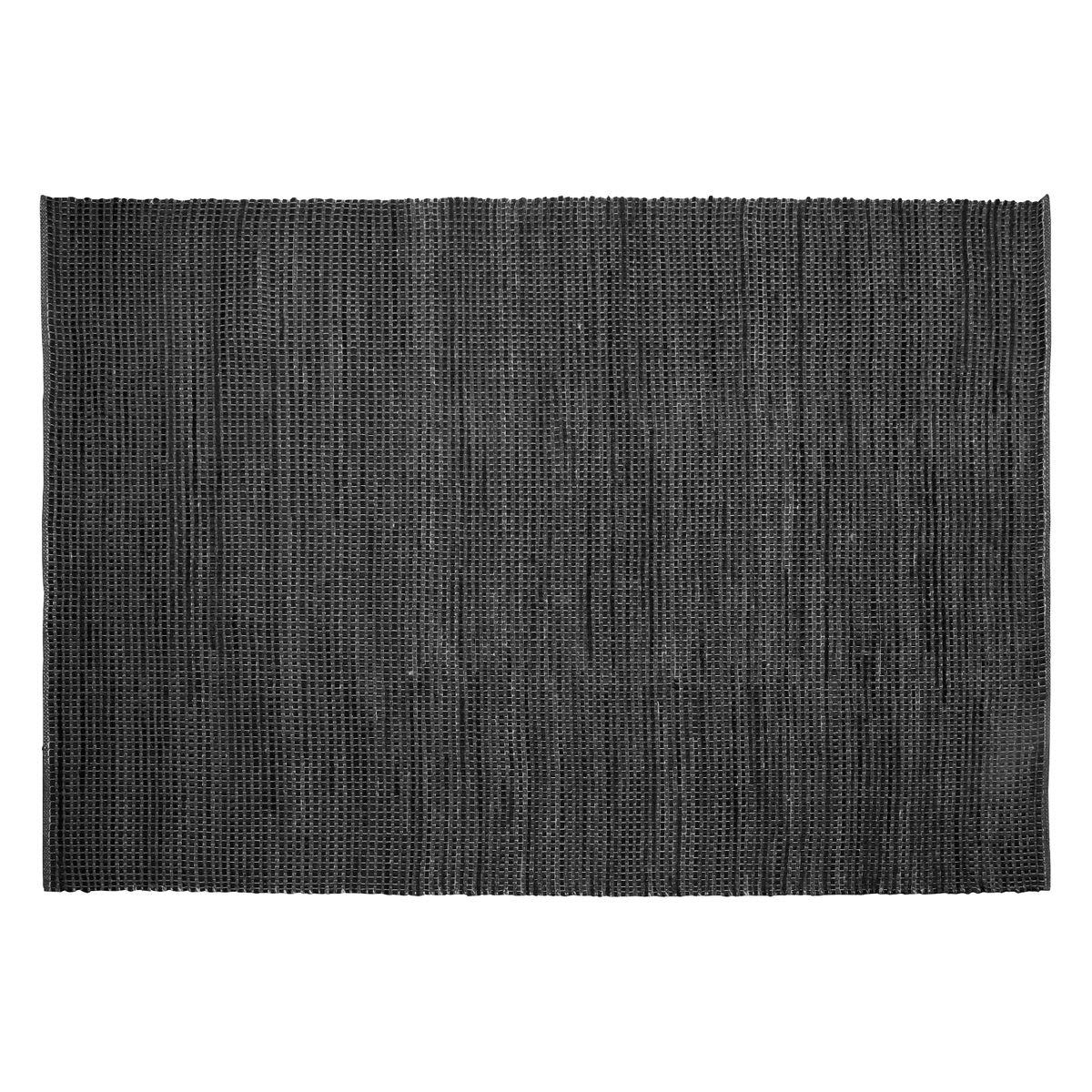 RAJA - Tapis 100% laine noir 240 x 170 cm