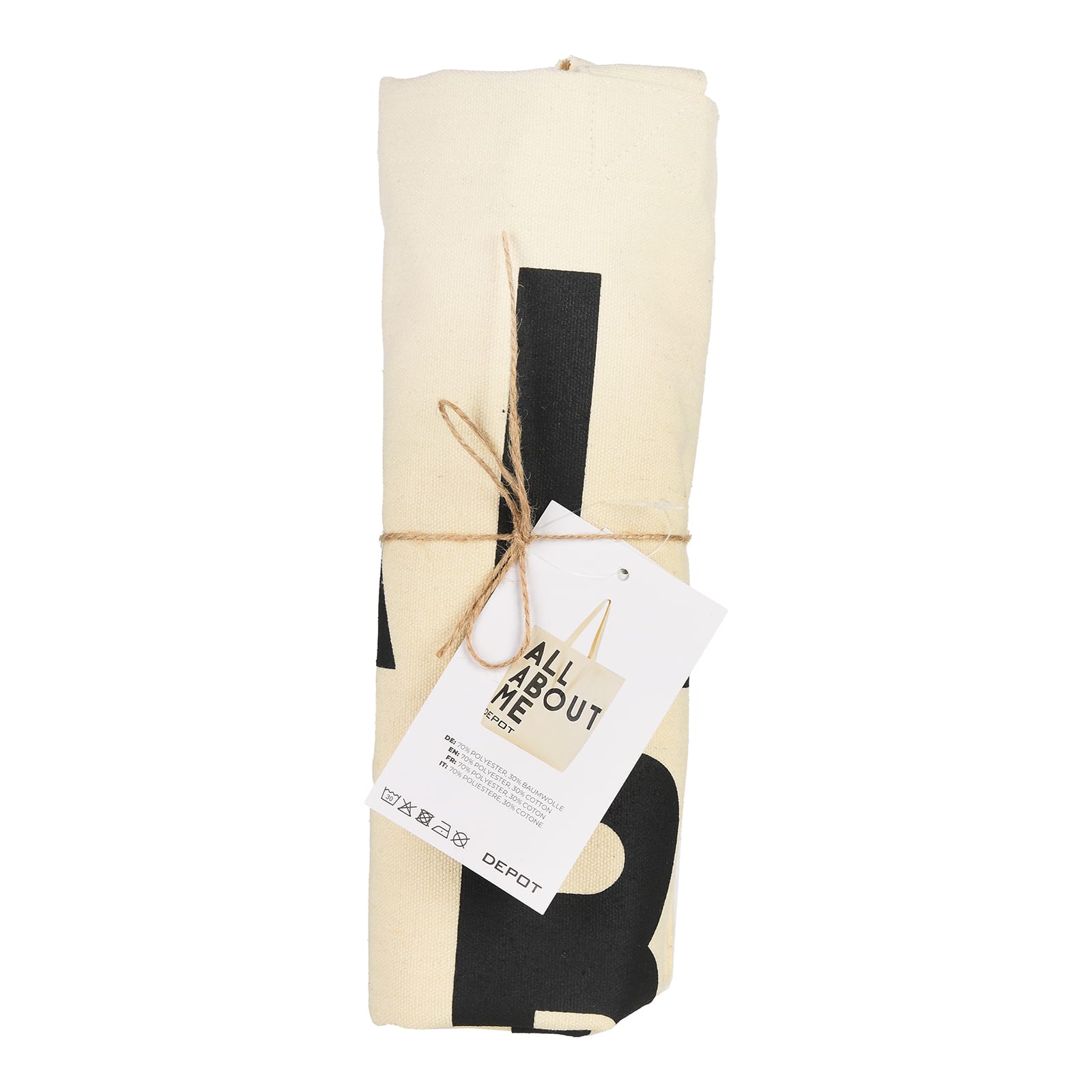 XXL-Tasche All about me Creme,L 680 x B 660 mm