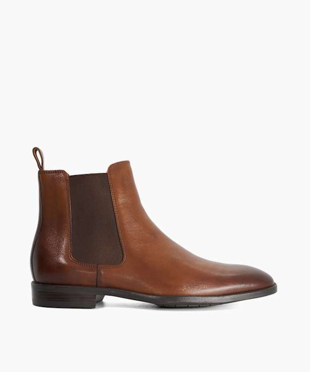 Matchin Tan - Leather Chelsea Boots
