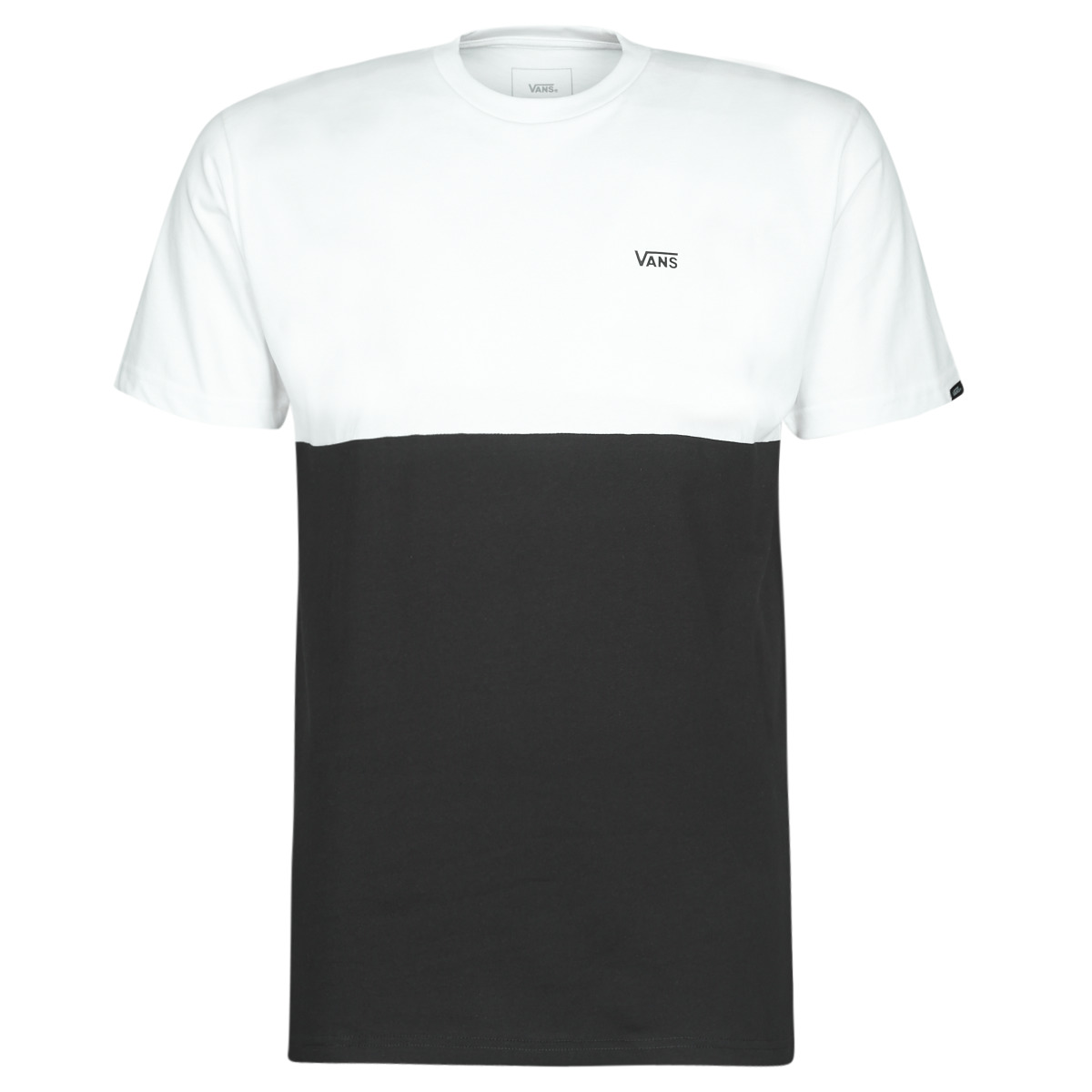 Vans - COLORBLOCK TEE - Black / White