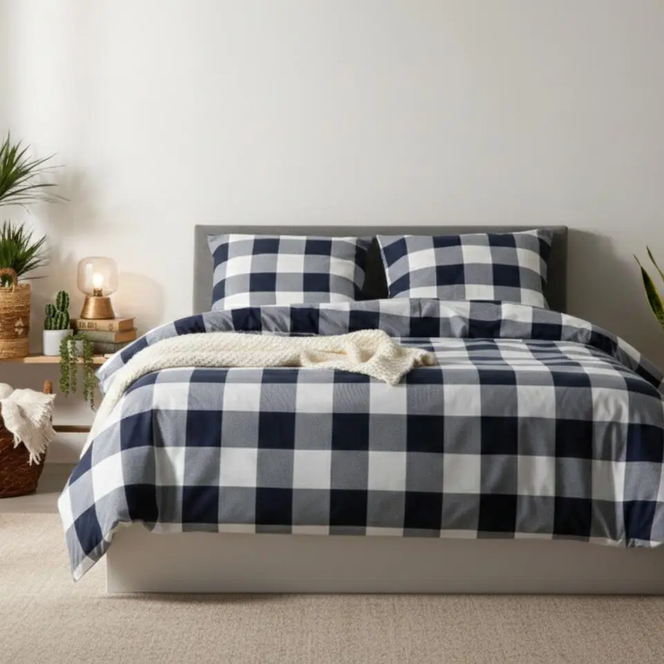 Ten Cate Katoenen Dekbedovertrek - 140x200/220 - Milo Marine