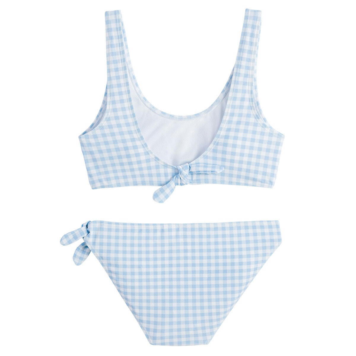 Maillot de bain 2 pièces à carreaux