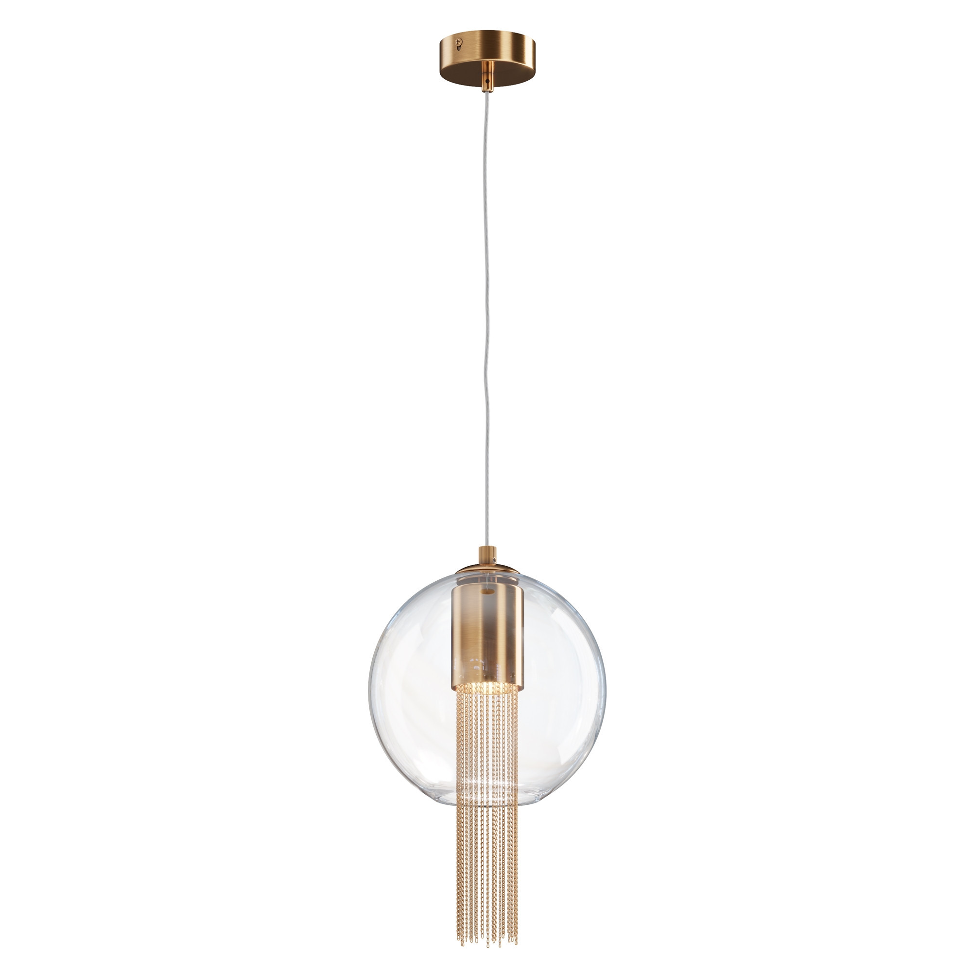Lampa wisząca brązowo-transparentna FLUSSO 1xGU10x12W Maytoni