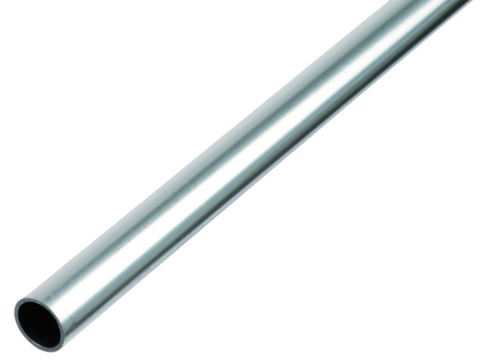 RØR GAH ALBERTS ALUMINIUM Ø8 1000MM GRÅ