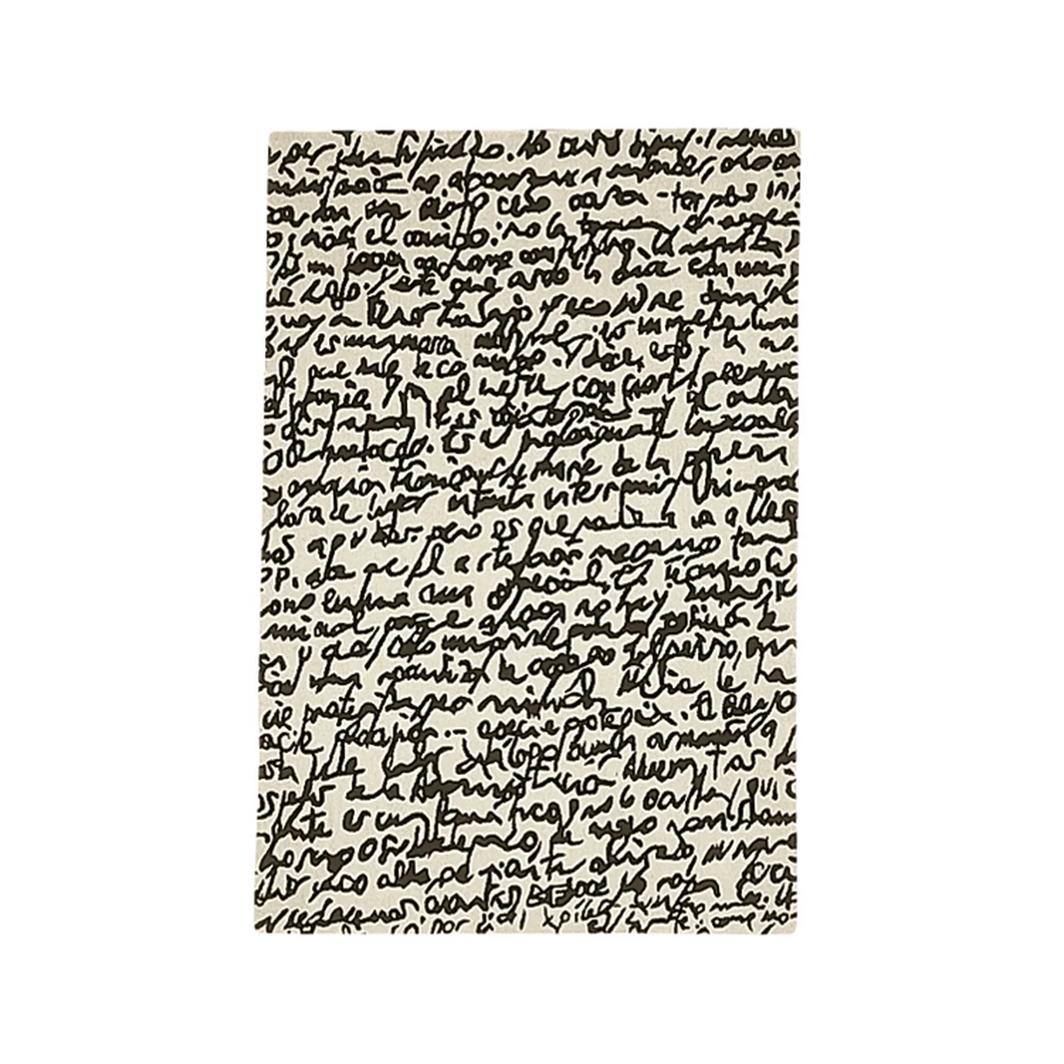 nanimarquina - Black on white Teppich