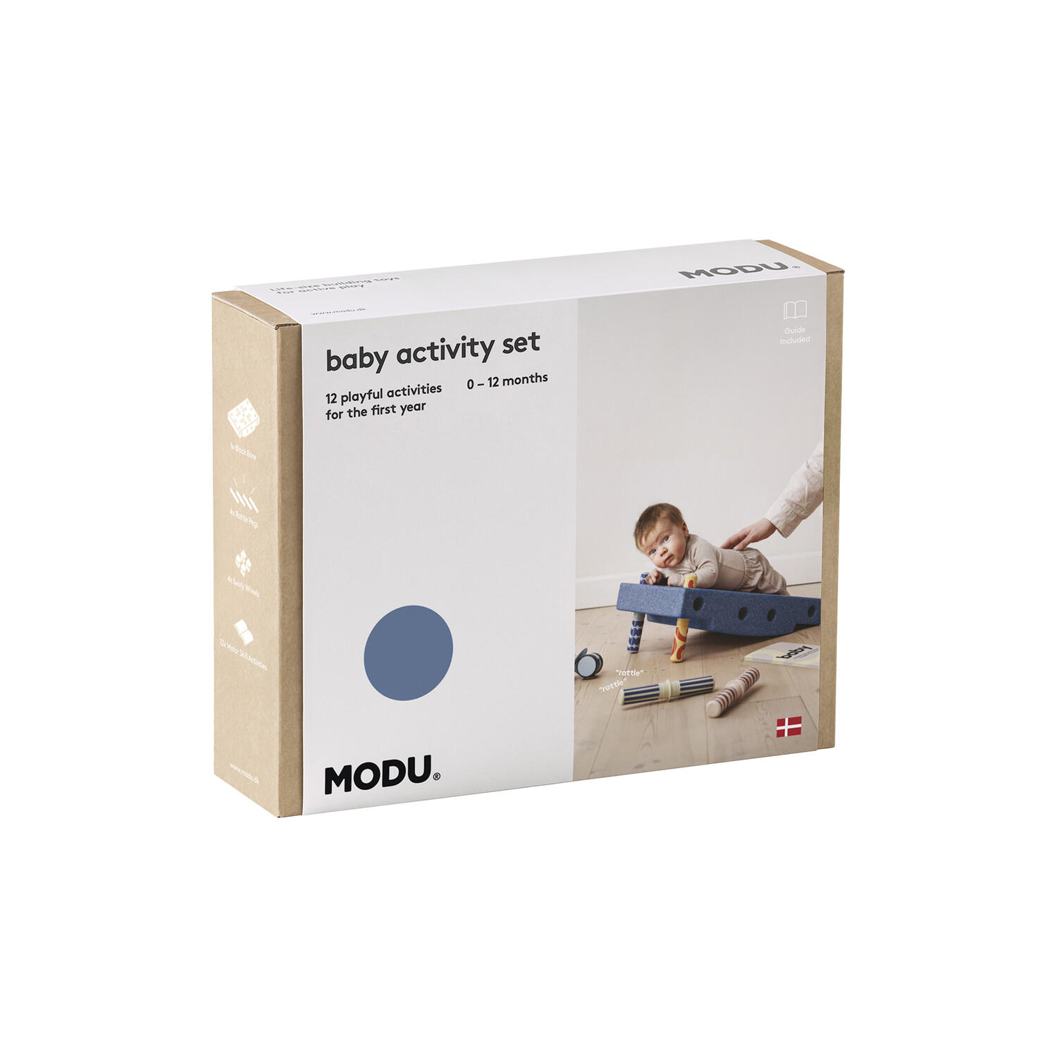 Baby motoriks&aelig;t, deep blue/sky blue
