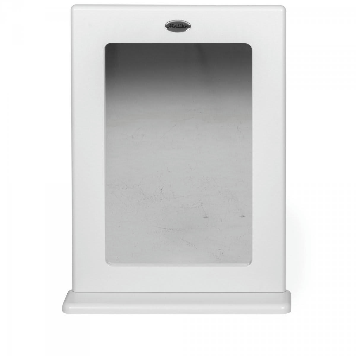 MALIBU - Miroir salle de bain 80x60cm avec étagère