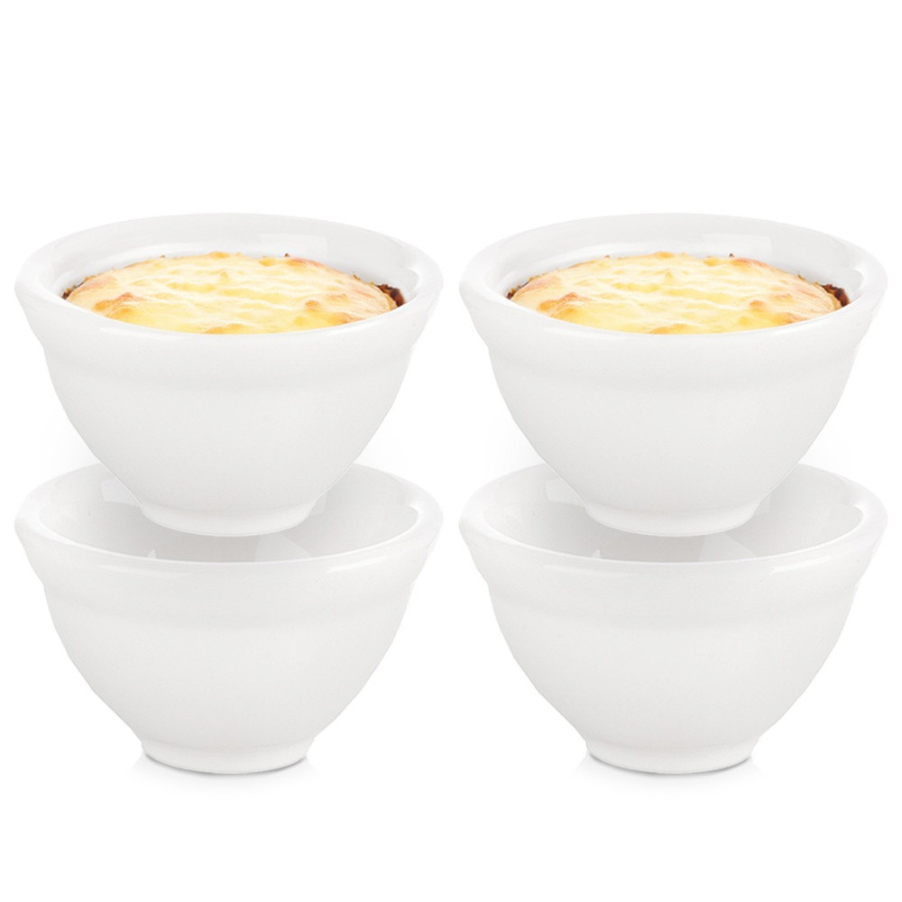Miseczki na przekąski porcelanowe 6 cm, 40 ml 4 szt.
