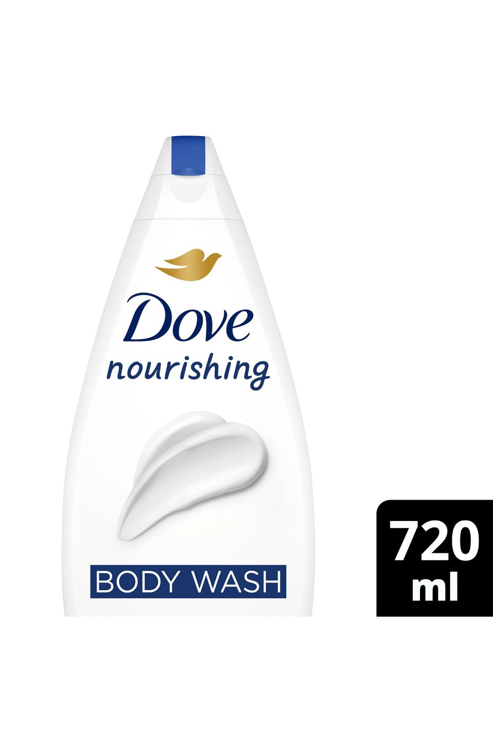Dove Body Wash' 0% Sulfate SLES Nourishing Moisture Soft Smooth Skin, 6x720ml