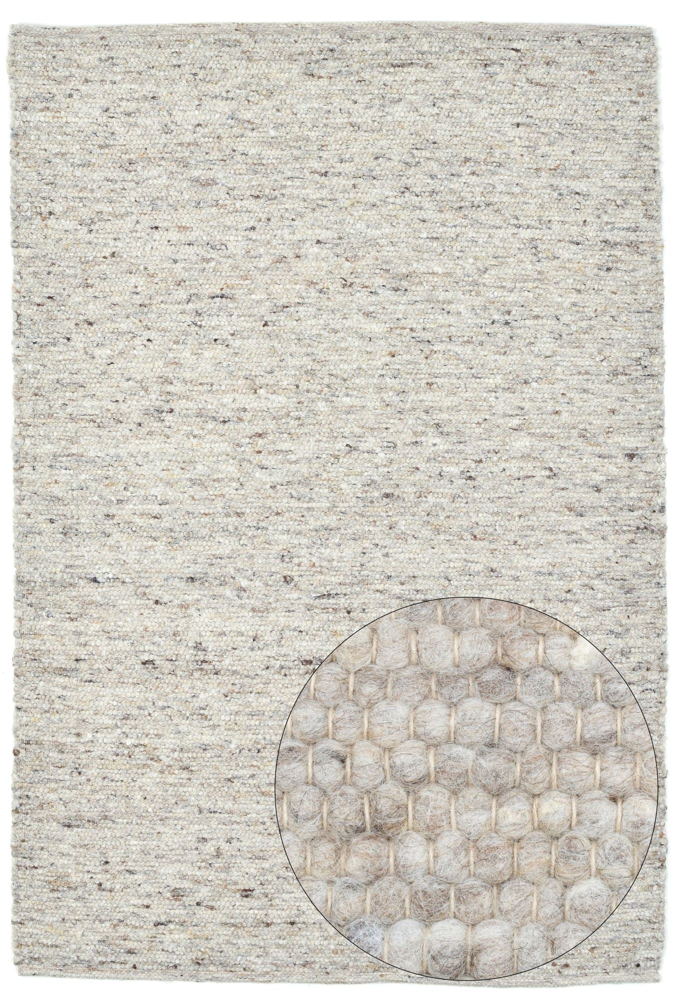 Theko Alm-Glück natuurtapijt 160x230 cm - Zand