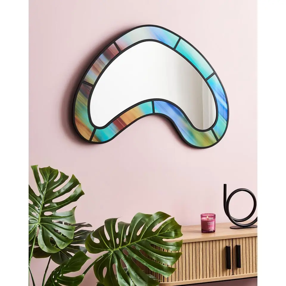 BOUVRON - Wandspiegel - Meerkleurig - Glas/MDF