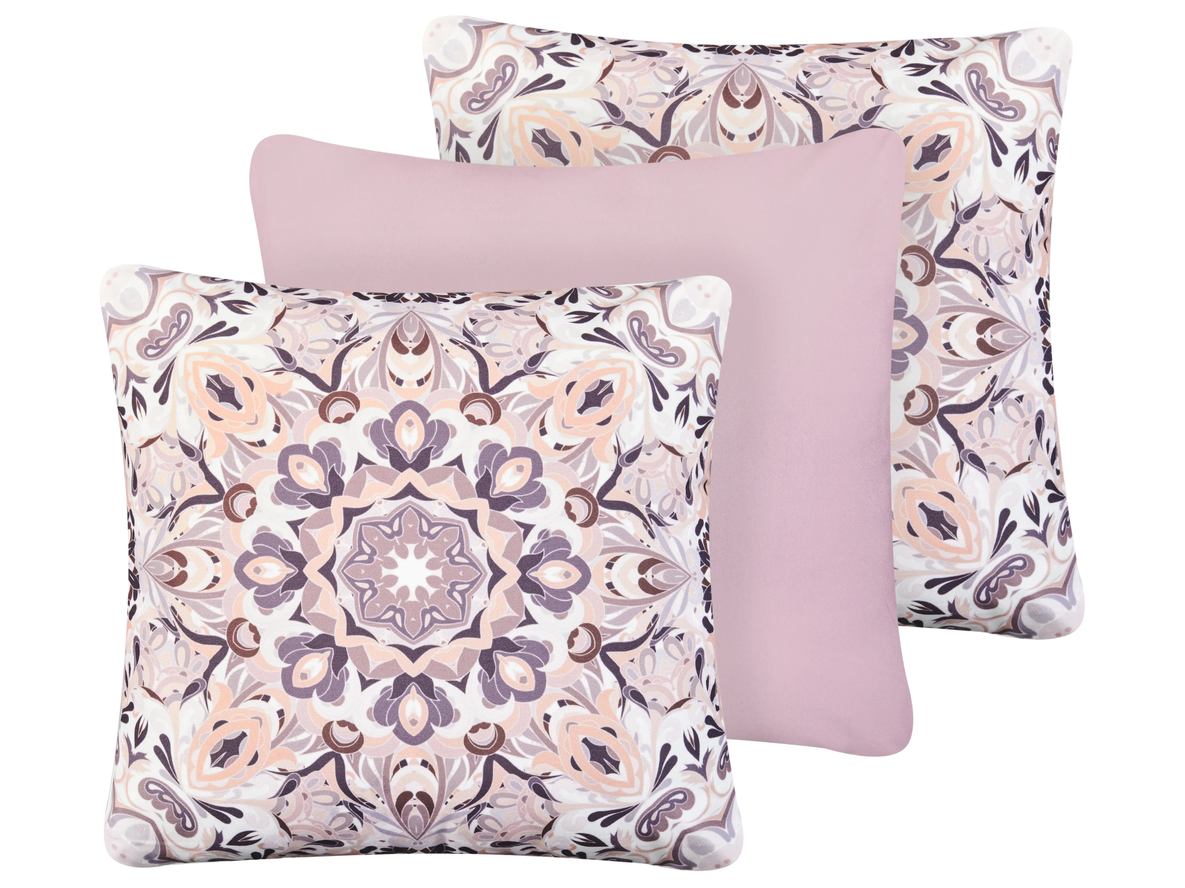 Set of 3 Outdoor Cushions SAMMIT Oriental Pattern 45 x 45 cm Multicolour